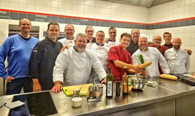 Bild rechts nach Links: Jürgen Hühner, Marcus Hohenkamp, Thilo Hanke, Peter Fischer, Sven Butzen, Michael Haupt